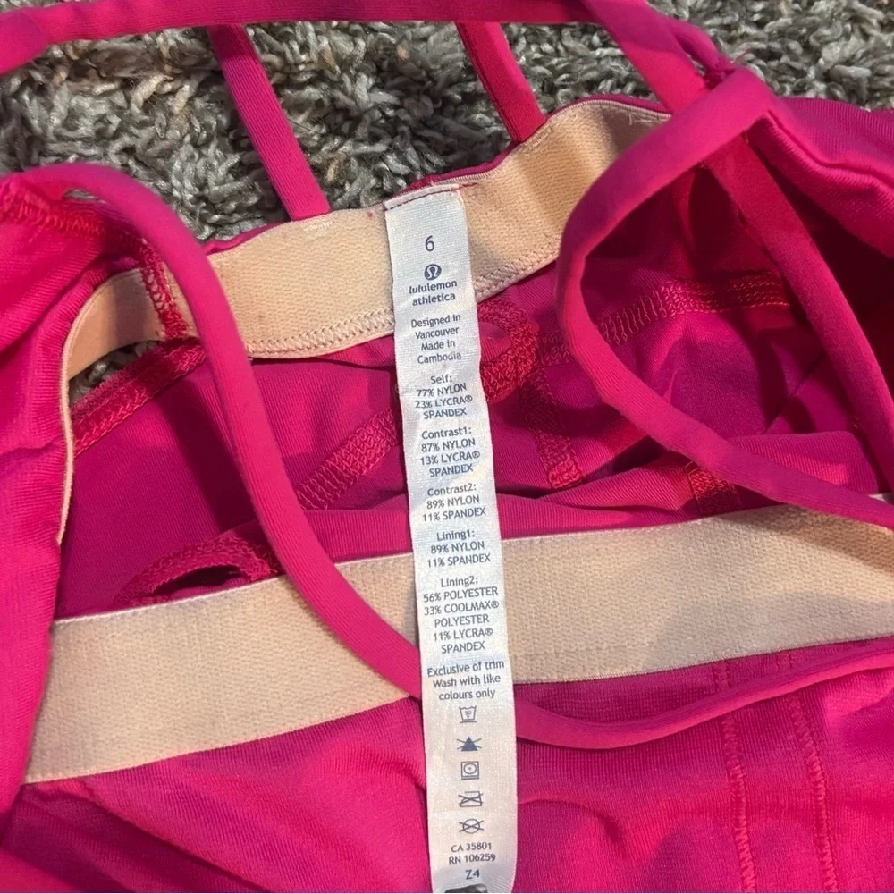HOT PINK lululemon athletica Exquisite Tank II in Magenta